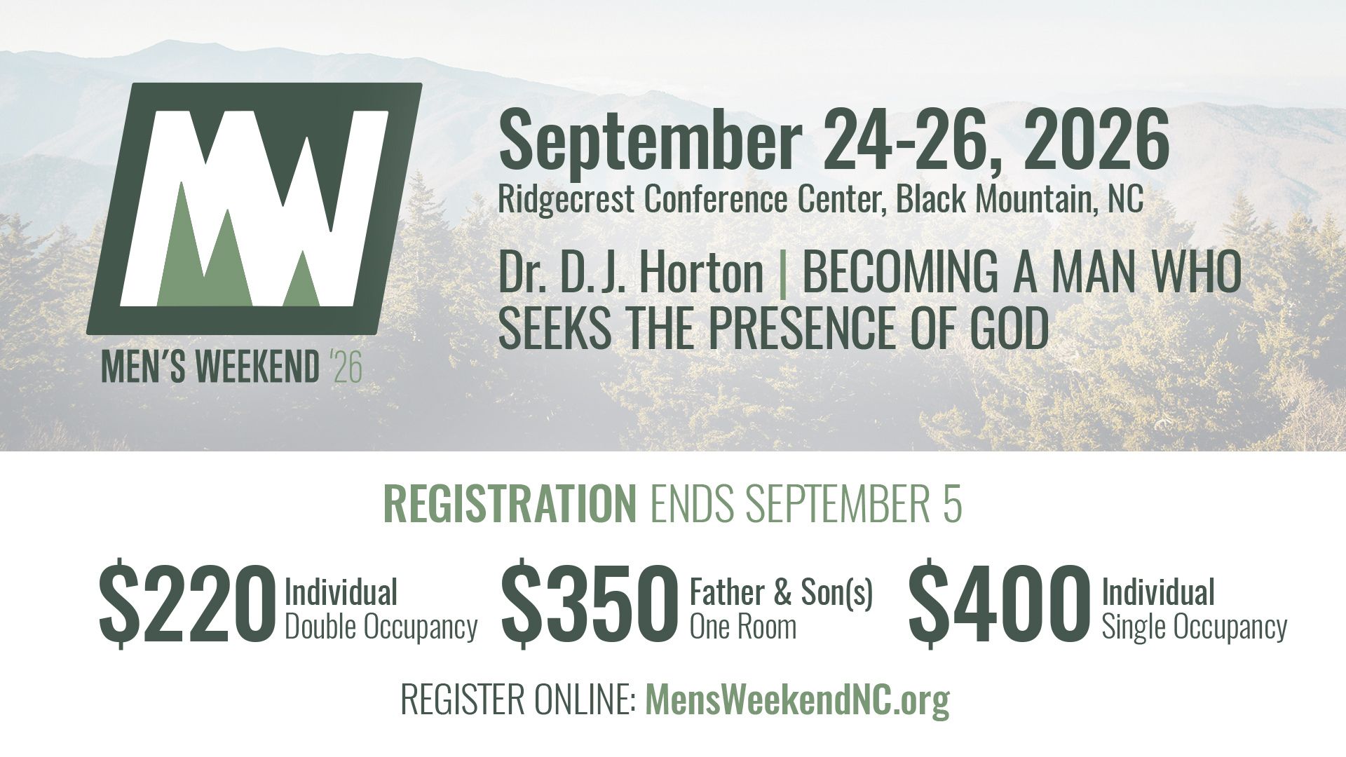 Men's Weekend 2026